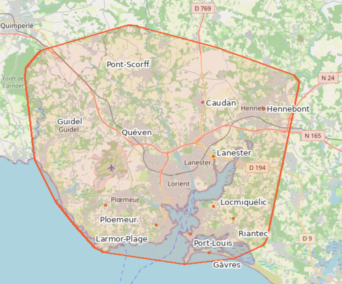carte Fox Elec - Electricien, Plombier dans le Morbihan 56700